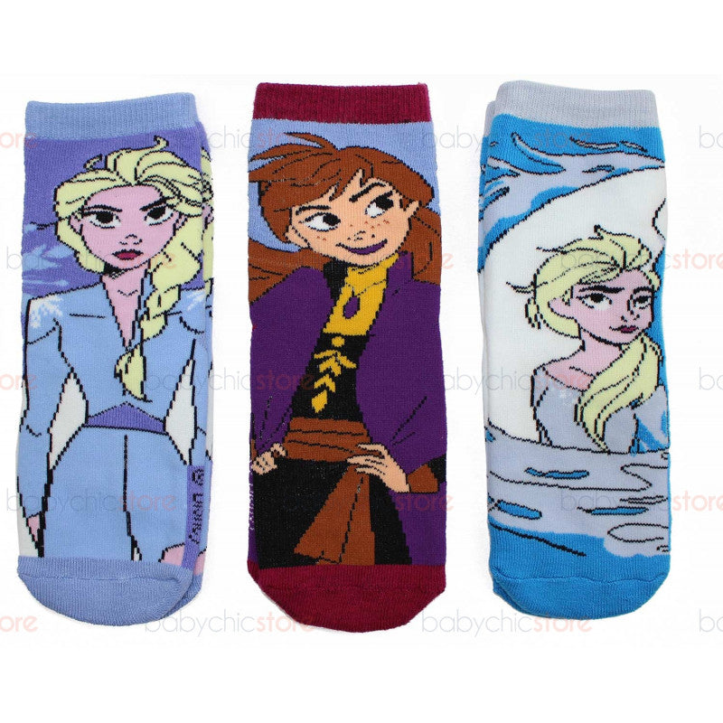 3 pares de calcetines antideslizantes Frozen - 27/30