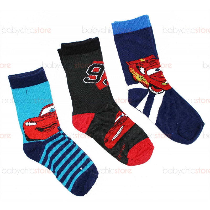 Set de 3 pares de calcetines Cars