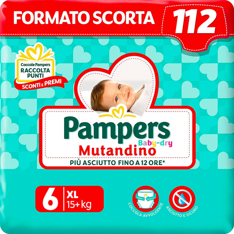 Pampers Baby Dry Pants - Talla 6
