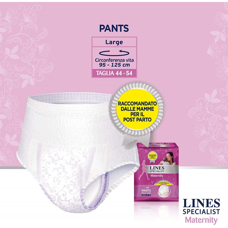 Bragas absorbentes posparto