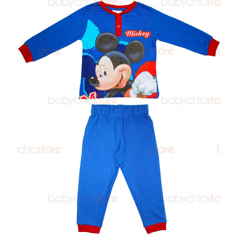 Pijama Primavera/Verano Mickey Mouse Azul - 6 Años