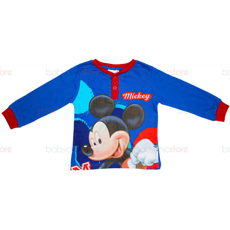 Pijama Primavera/Verano Mickey Mouse Azul - 6 Años