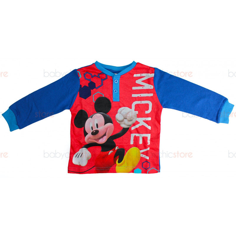 Pijama Primavera/Verano Mickey Mouse Rojo - 5 Años