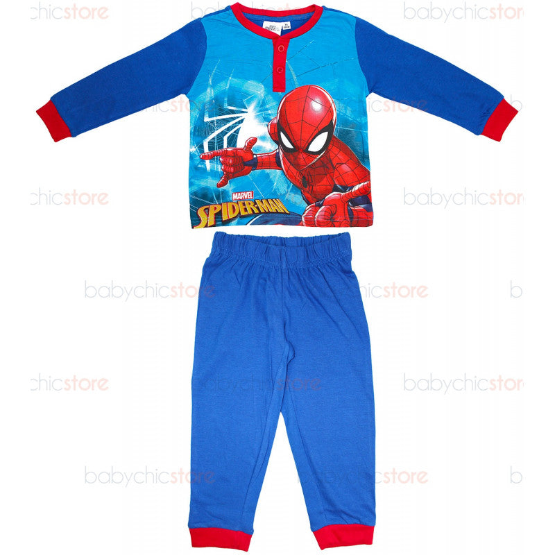 Pijama Primavera/Verano Spiderman Azul - 8 Años
