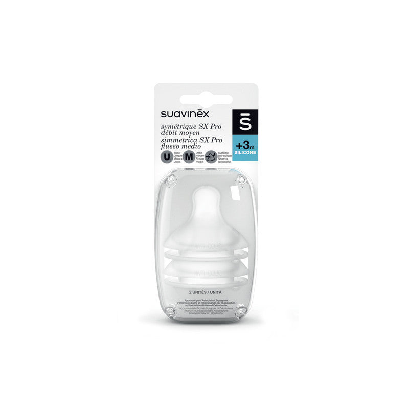 Tetina Simétrica SX PRO Suavinex - Flujo Lento