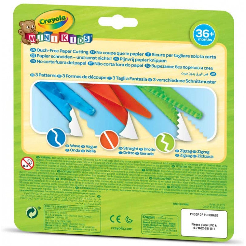 3 Tijeras de Seguridad - Mini Kids