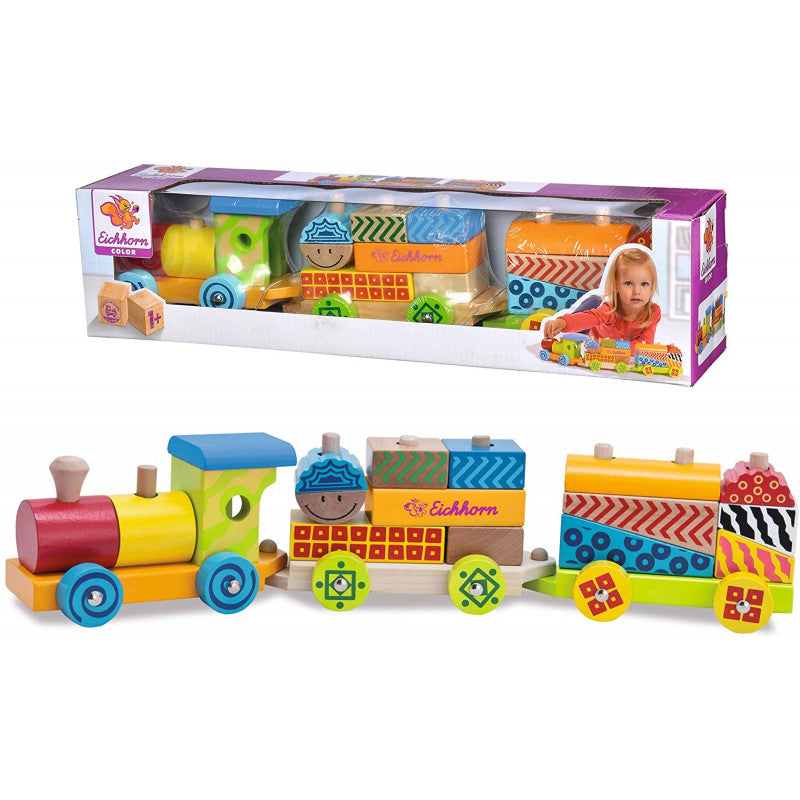 Tren de Madera de Colores