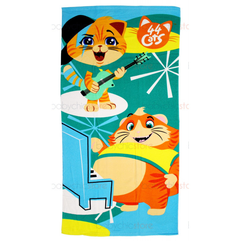 Toalla de playa 44 Gatos - Lampo y Polpetta