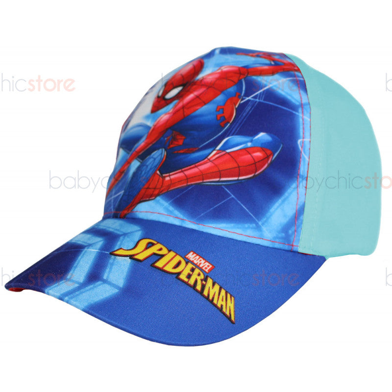 Gorra con Visera de Spiderman - Azul