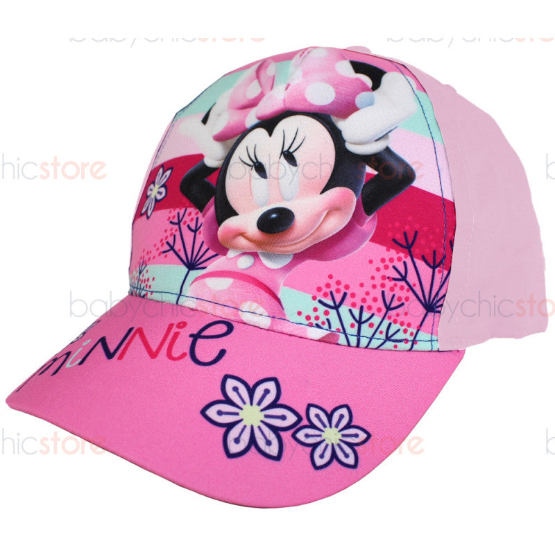 Gorra de Minnie con Visera - Flowers Rosa