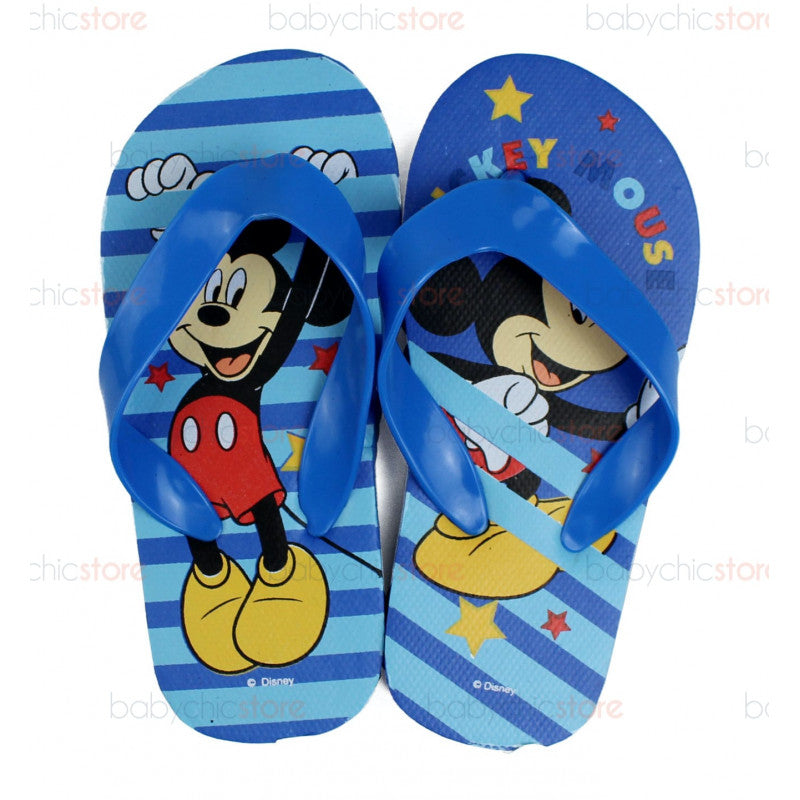 Mickey Mouse Blue Flip-Flops - 26/27