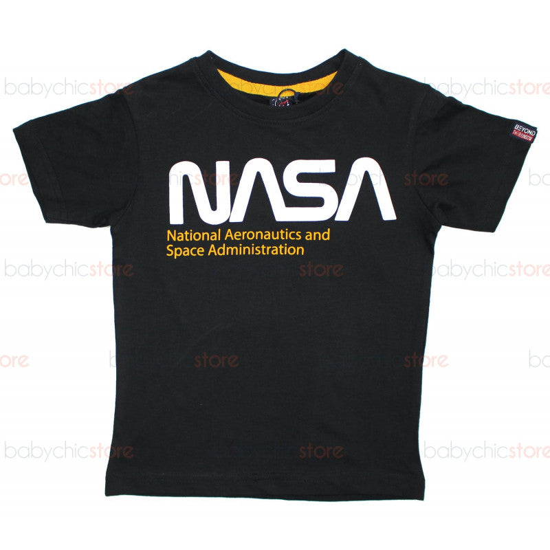 Camiseta NASA Negra - 4 Años