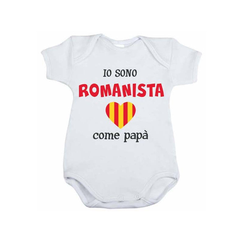Baby Bodysuit I am a Romanista - 6-9 Months