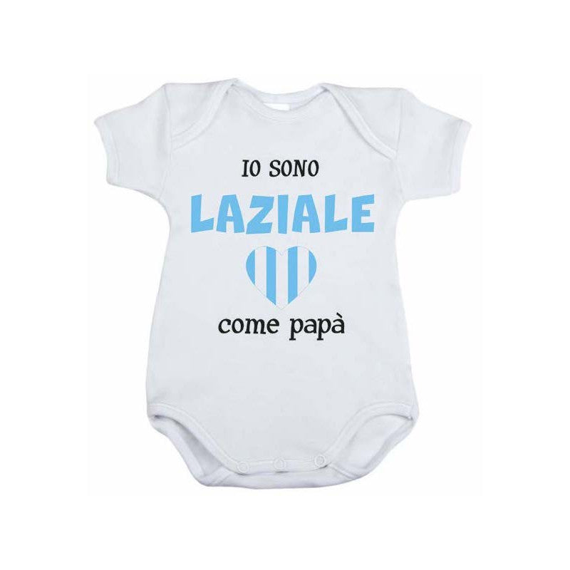Baby Bodysuit "I Am from Lazio" - 1-3 Months