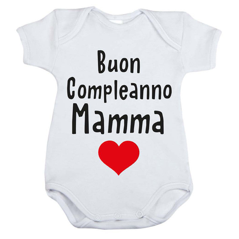 Baby Bodysuit - Happy Birthday Mom
