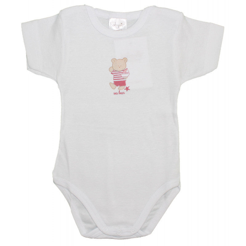 Set 2 Bodies Osito Rosa - 24 Meses