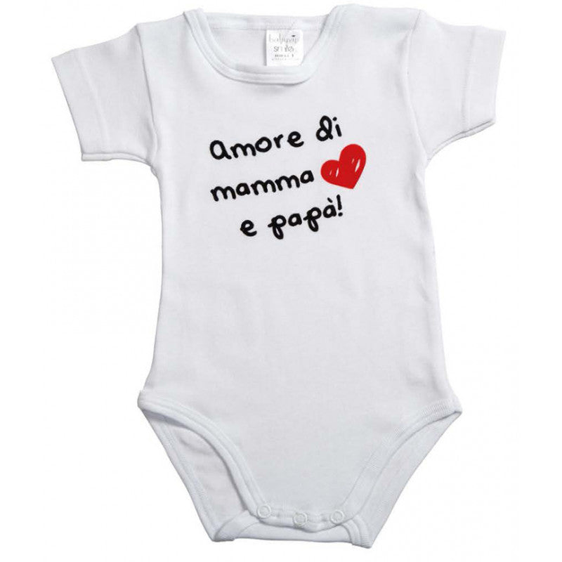 Short-Sleeve Baby Bodysuit - Mommy and Daddy's Love