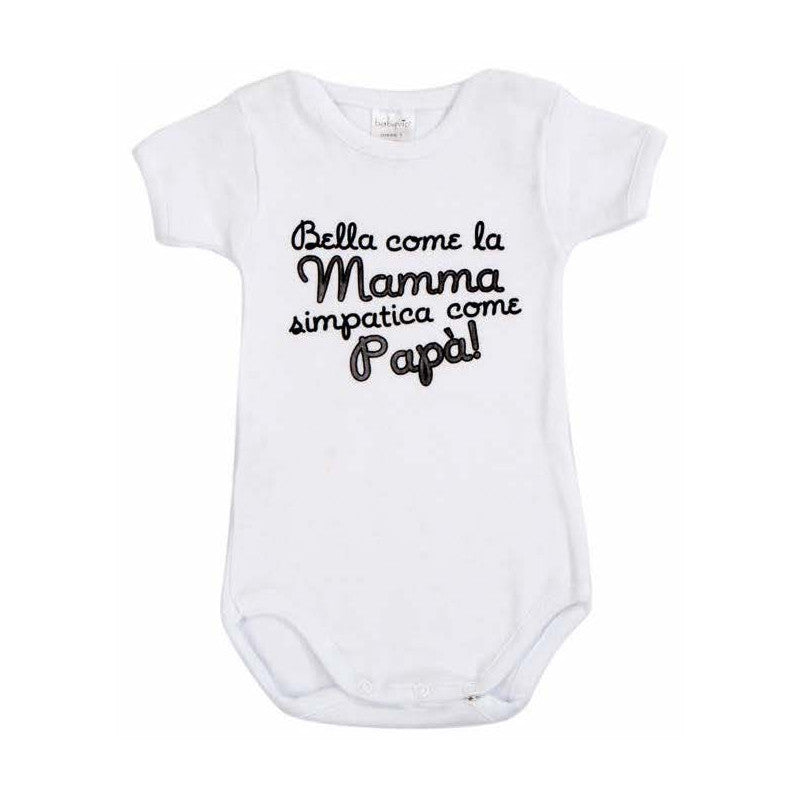 Babygrow - Beautiful like Mommy, Funny like Daddy - 9 Months