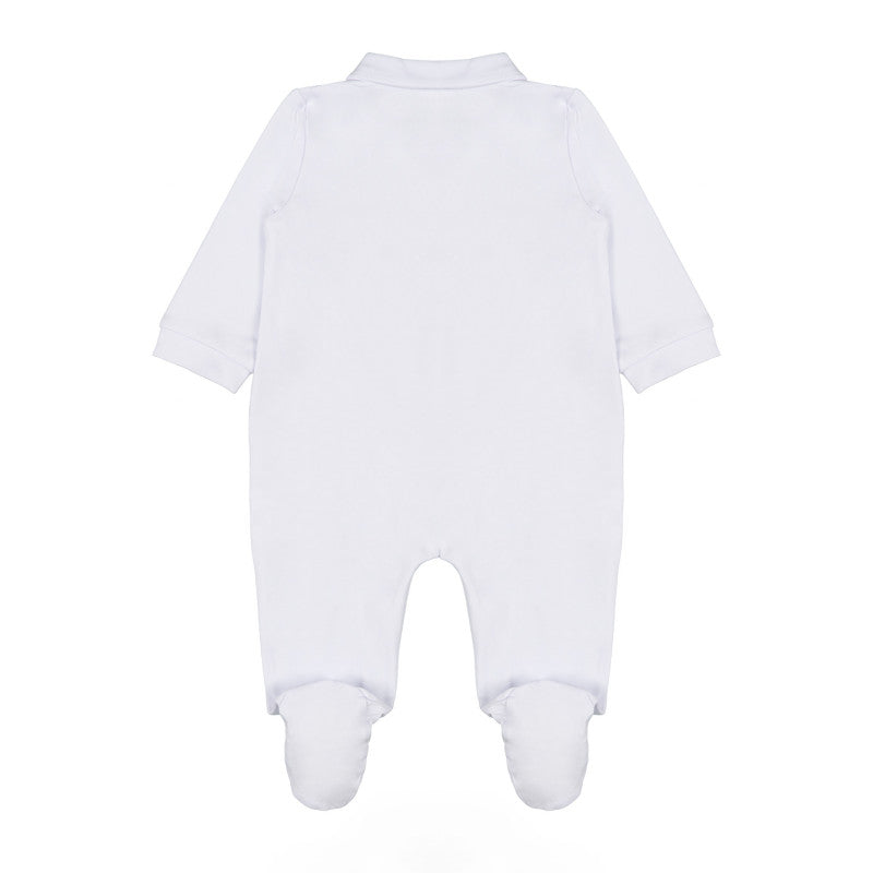 White Nanan Balloon Bodysuit with Side Opening
