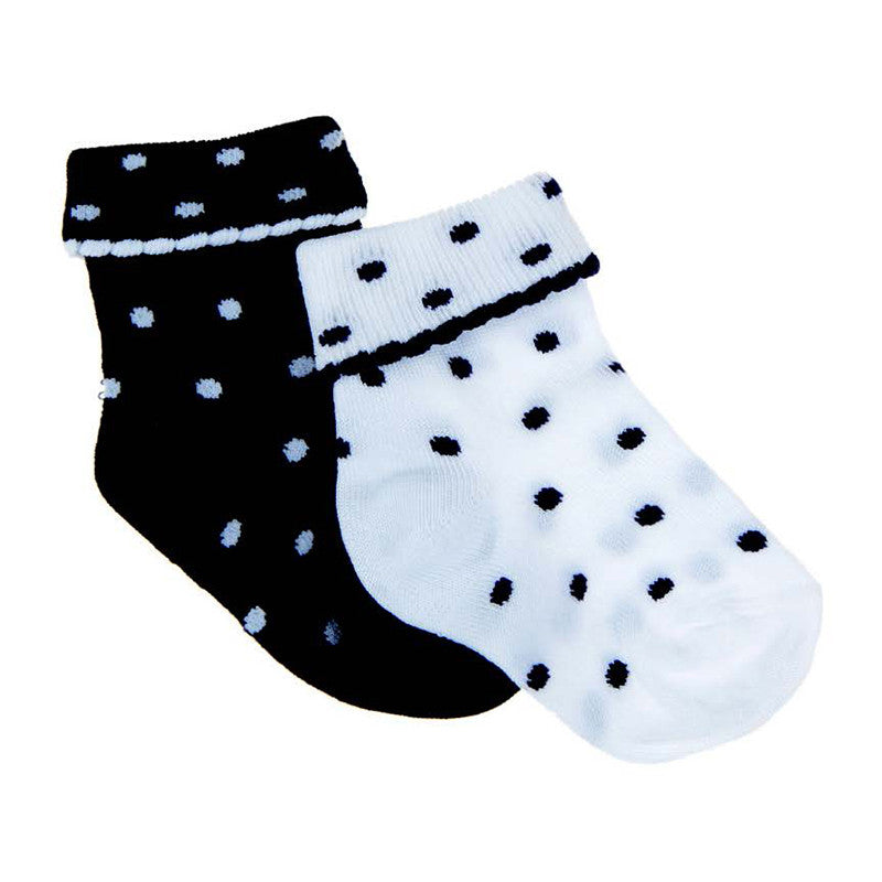 2 pares de calcetines con dobladillo – 19-22
