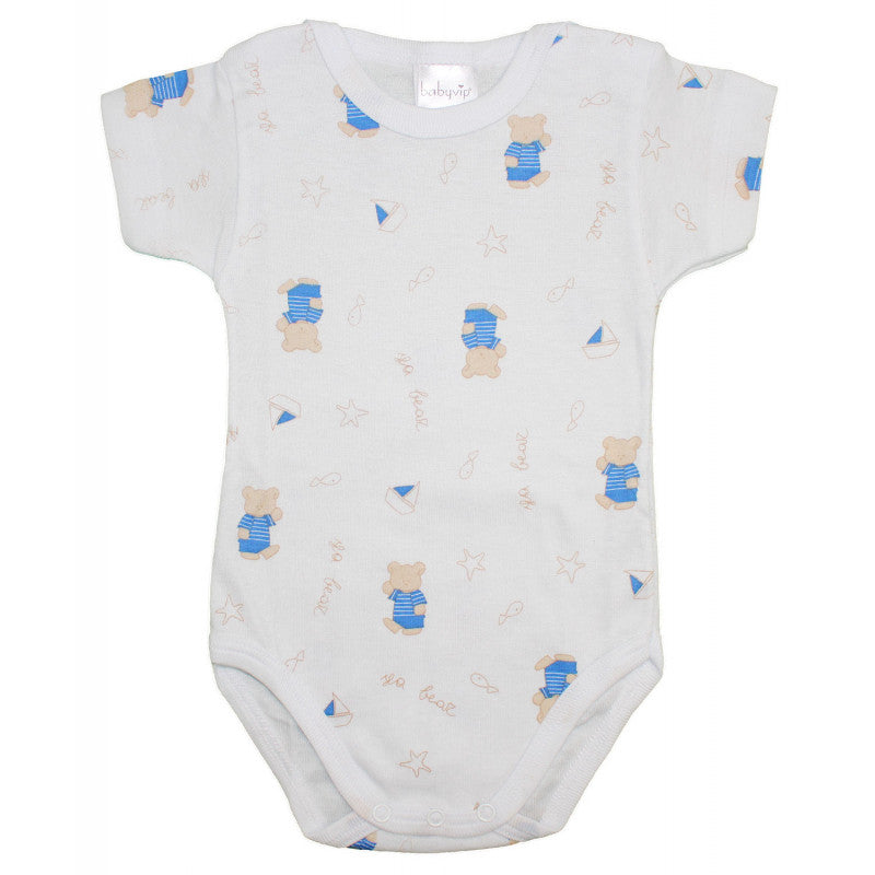 Set 2 Bodys Osito Azul - 1 Mes