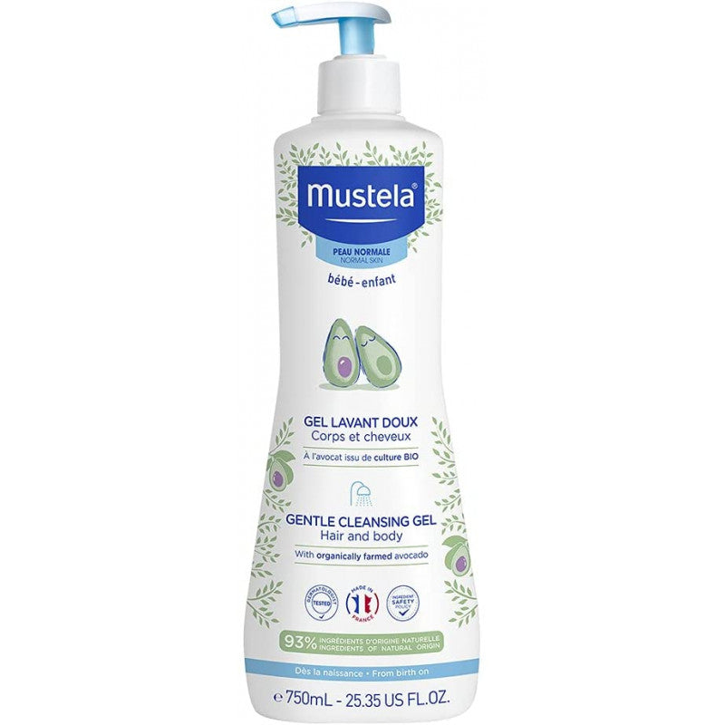 Mustela - Gel de Baño Suave Cuerpo y Cabello