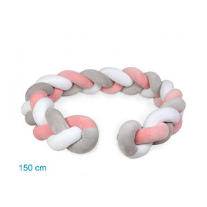 Reductor de trenzas para cuna - Rosa / Gris - 3