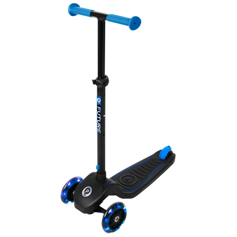 QPlay Future Scooter - Patinete con Luces Led - Azul