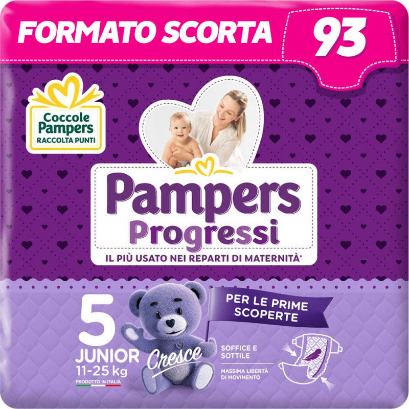 Pampers Progressi Pentapack - Talla 5
