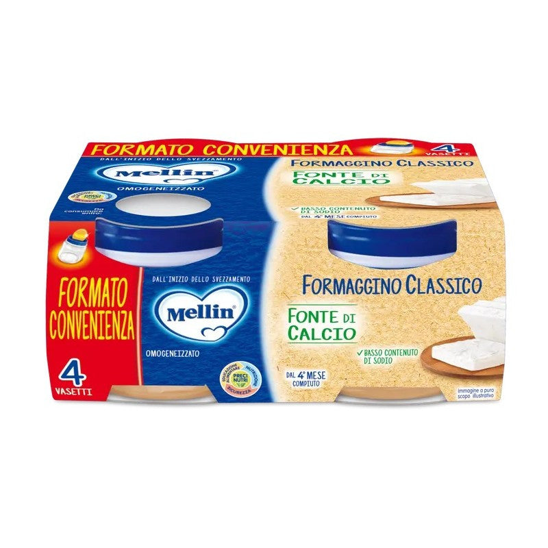 Omogeneizado Petit Suisse Clásico Mellin 4x80 gr.