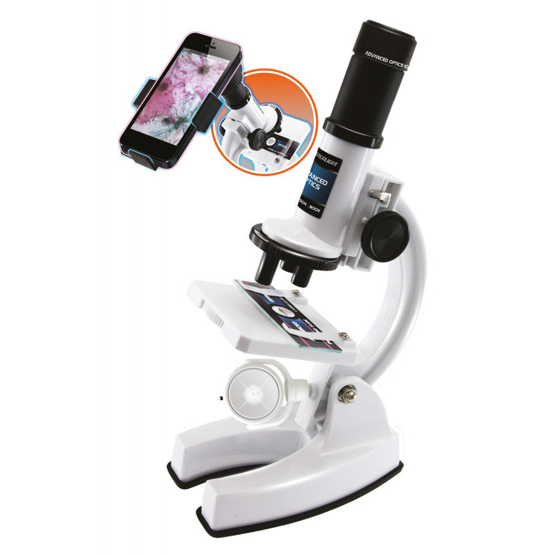 Microscope with Smartphone Holder