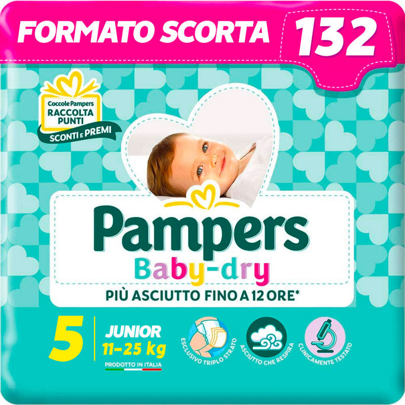 Pampers Baby-Dry Esapack - Talla 5