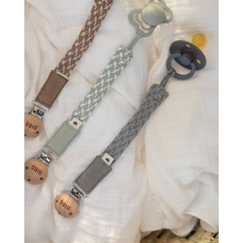 Bibs - Universal Pacifier Clip - Grey