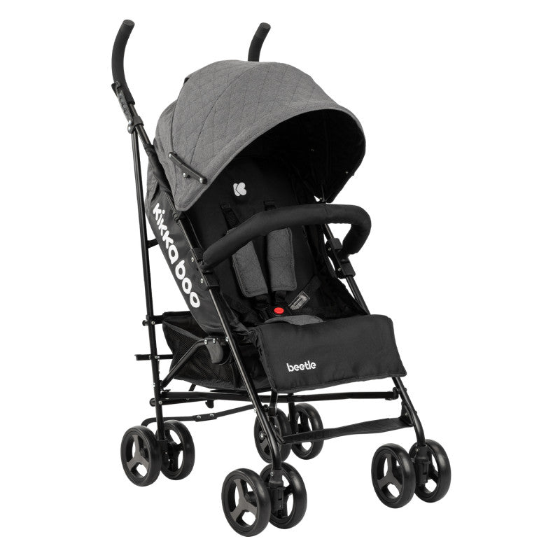 Kikka Boo - Silla de paseo ligera Beetle Dark Grey