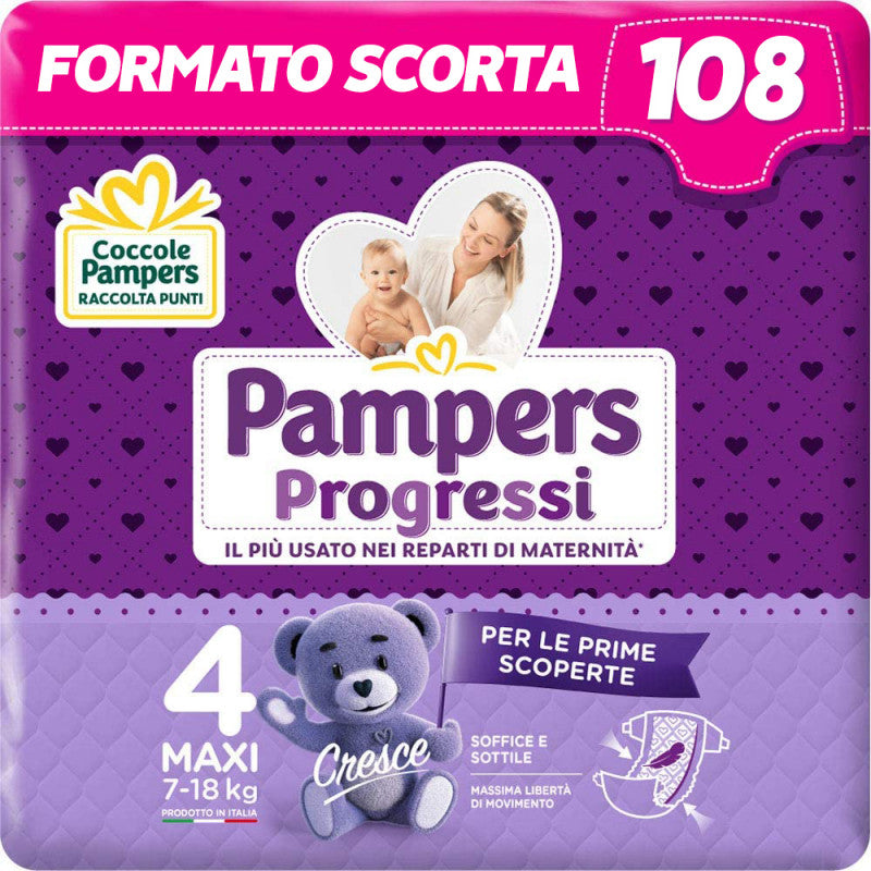 Pampers Progressi Pentapack - Talla 4