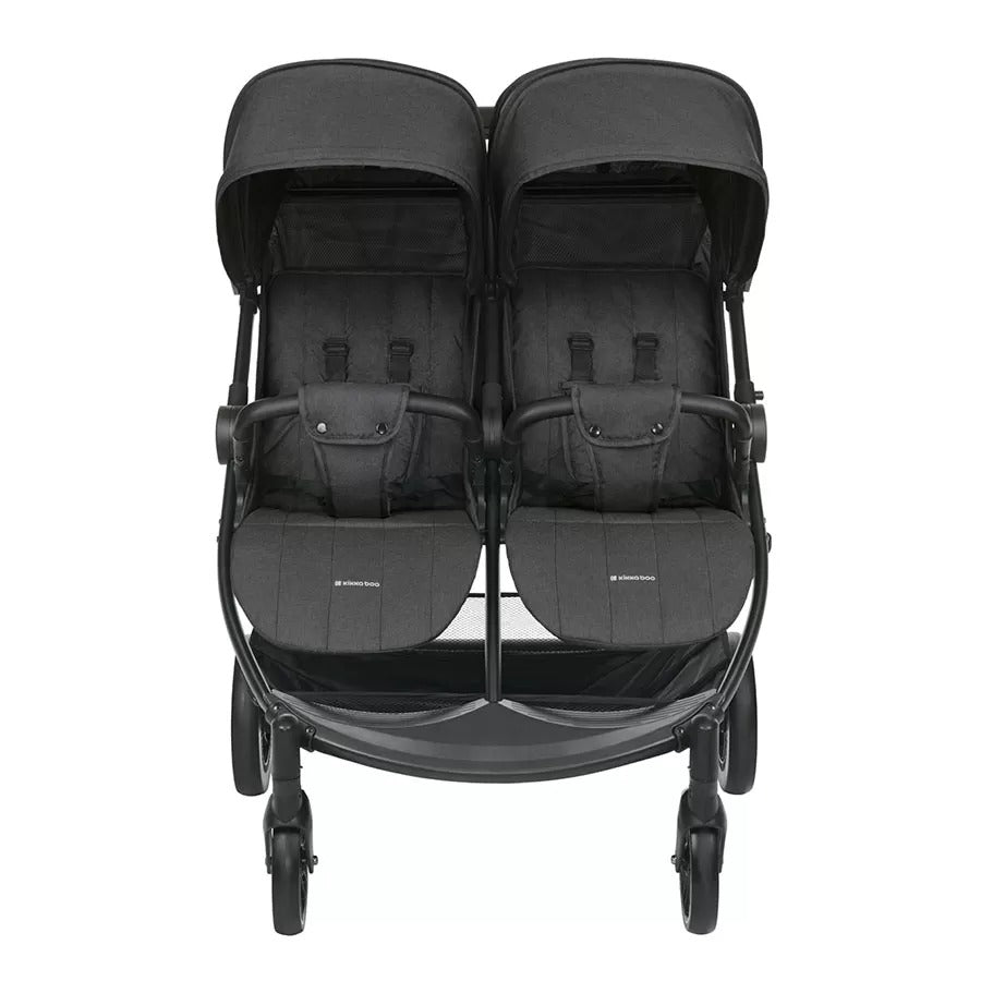 Passeggino Gemellare Happy 2 Black - 11