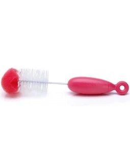 Suavinex Pink Duo Baby Bottle Brush
